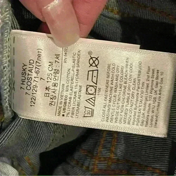 Gap NWT Kids Jeans Size 7 Husky - Picture 8 of 10